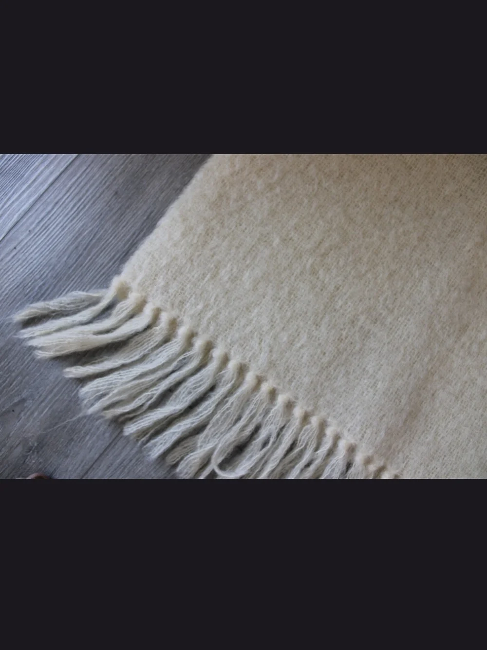 1960s Mohair Stole Scarf